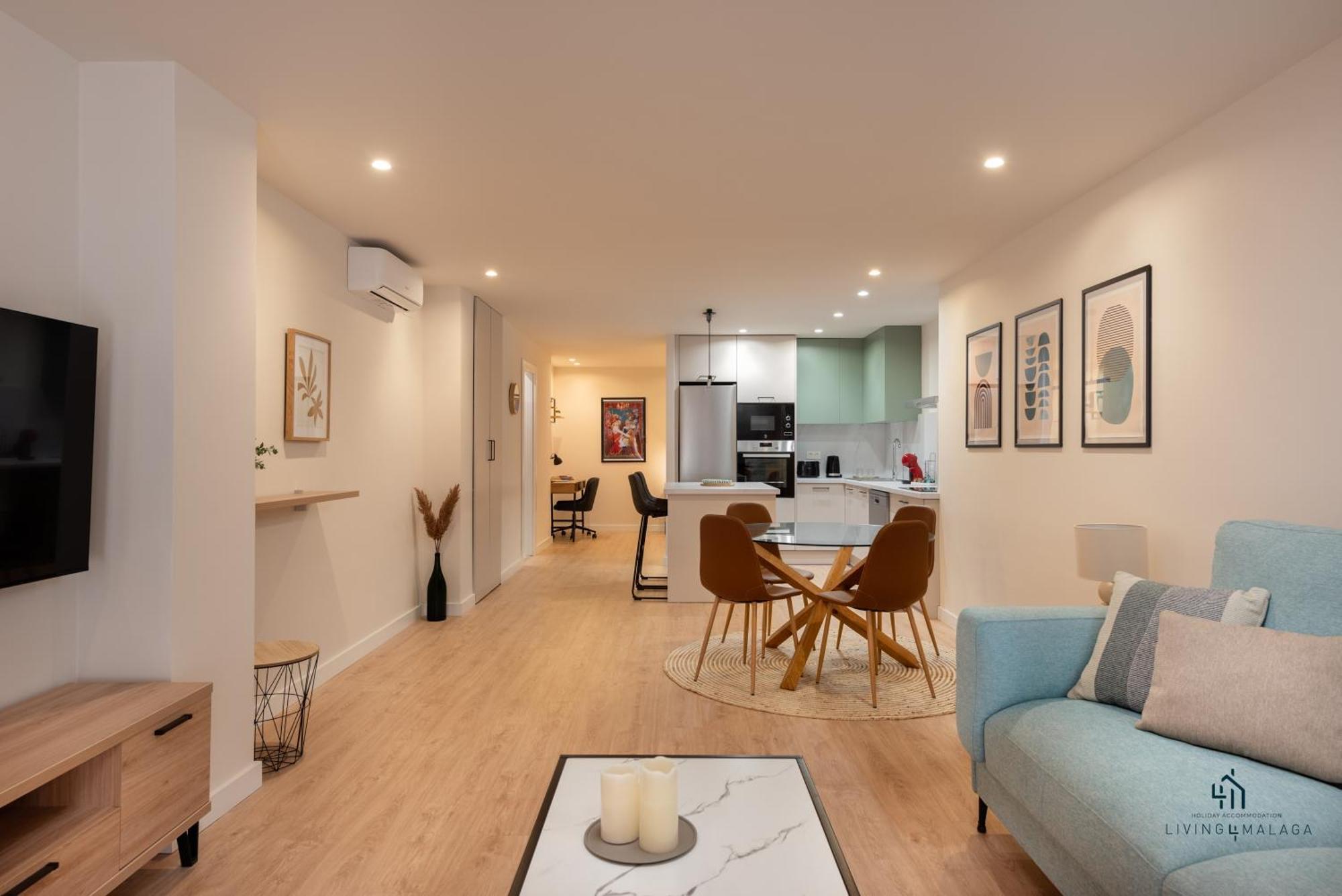 Апартаменты Living4Malaga Pedregalejo Loft Экстерьер фото